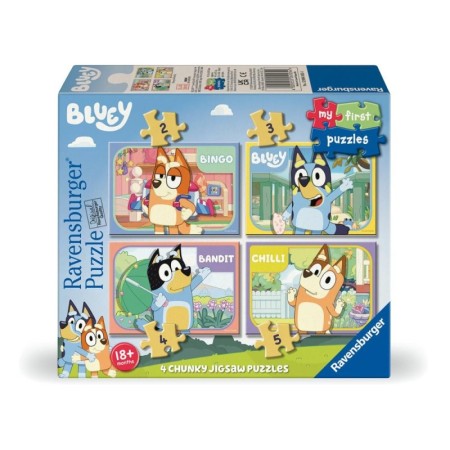 Ravensburger - Puzzle Bluey 4 buc in cutie 2 3 4 5 piese Ravensburger - 1